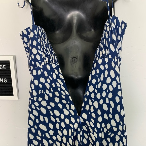 Commense Blue and White Maxi Sundress Size Small - Picture 7 of 11